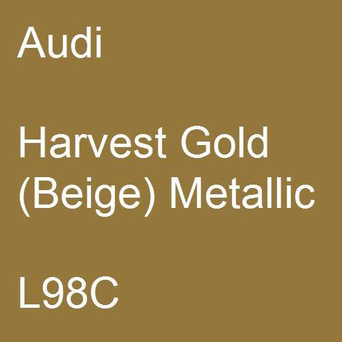 Audi, Harvest Gold (Beige) Metallic, L98C.